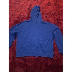 Calvin Klein Long Sleeve blue Pullover Hoodie Men's L